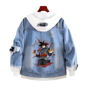Veste Dragon Ball en jean Goku Black