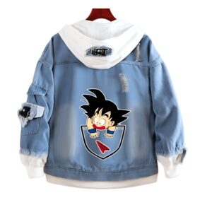 Veste en Jean Goku Dragon Ball avec poche