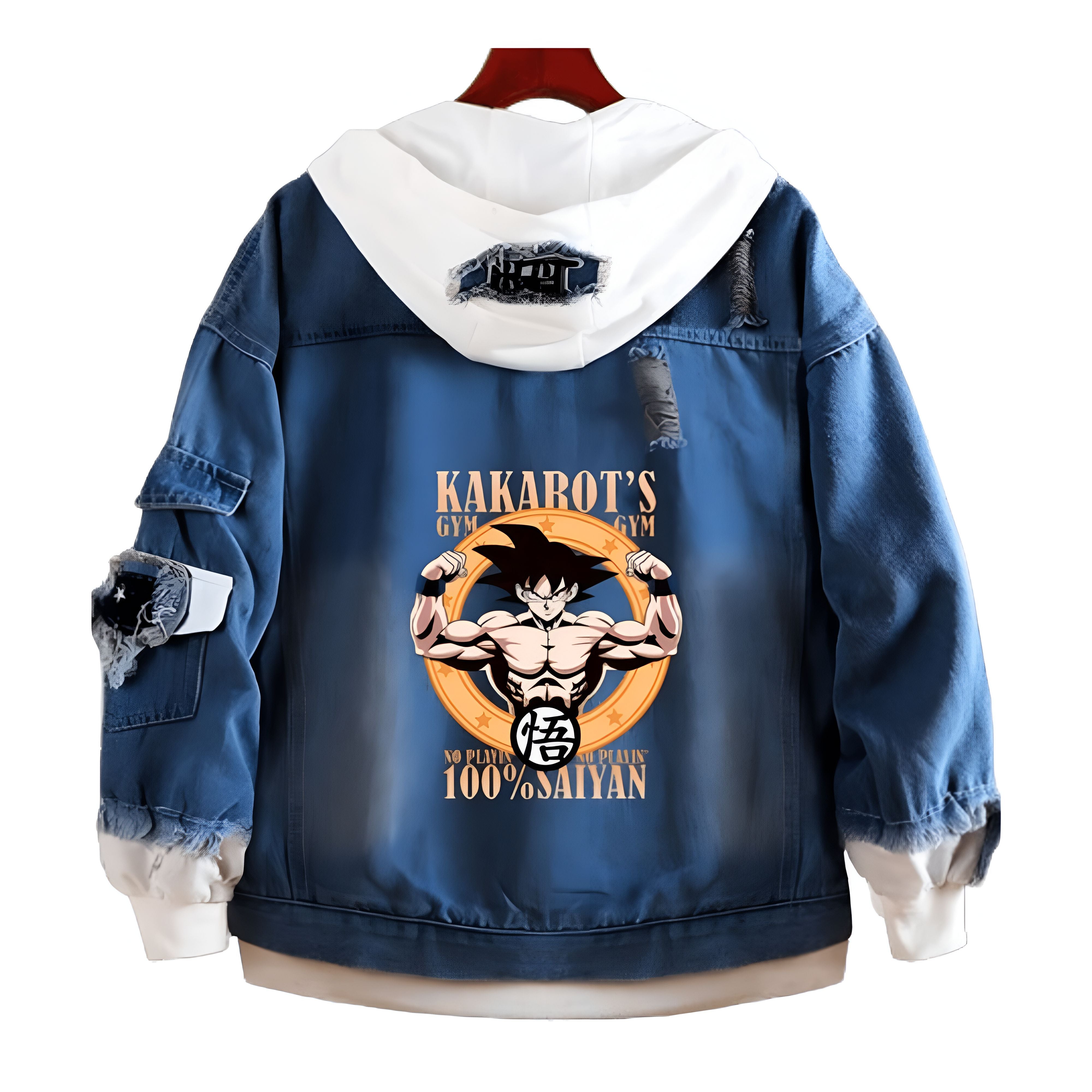 Veste en Jean Kakarot Saiyan Dragon Ball