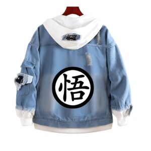 Dragon Ball Veste en Jean - Kanji Go du S au 5XL