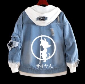 Veste en jean Sage Goku Dragon Ball
