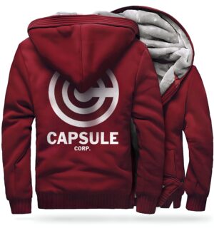 Veste polaire pourpre Capsule Corp DBZ