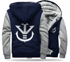 Veste polaire DBZ Famille Royale bleu et blanc