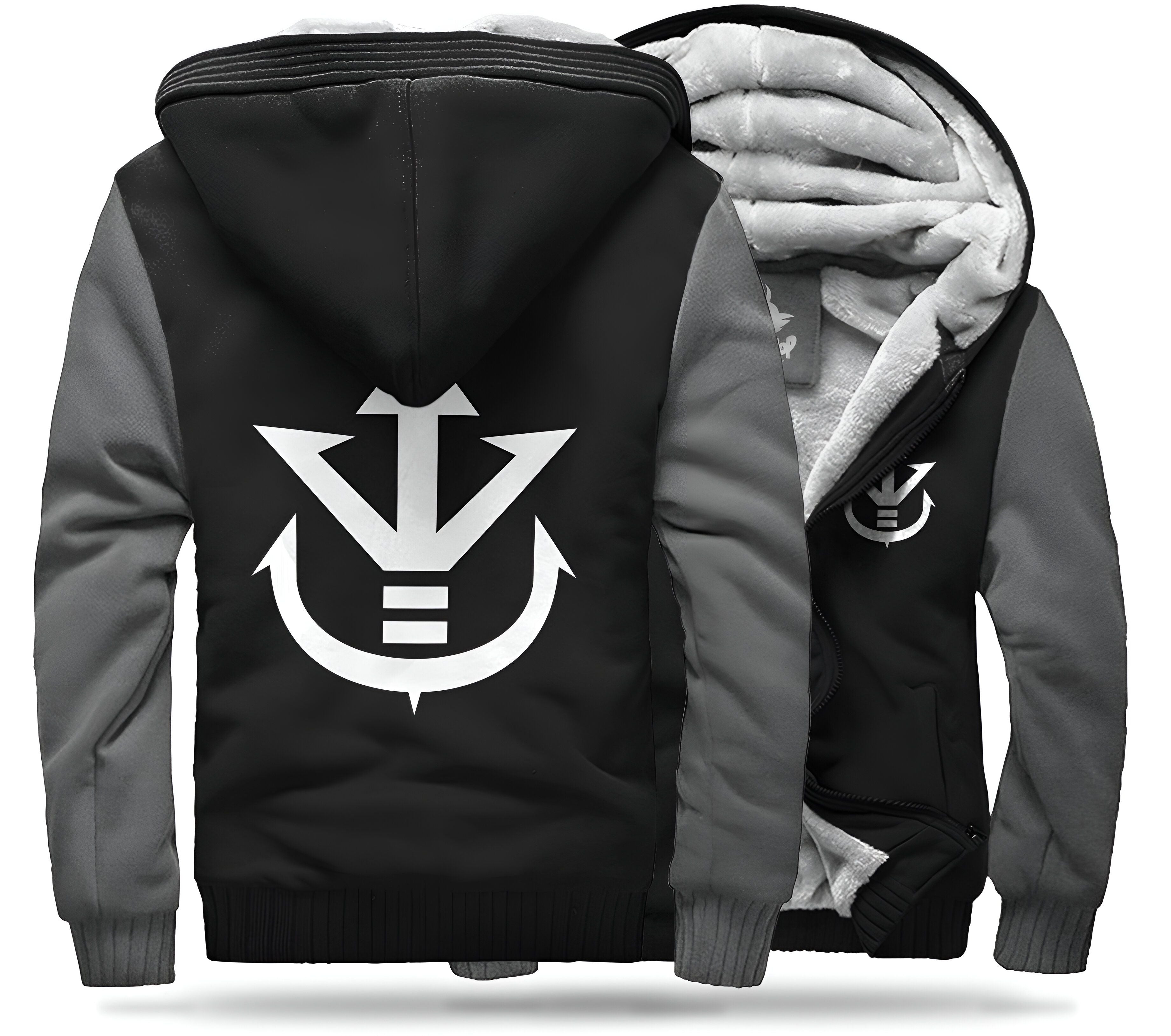 Veste polaire DBZ Famille Royale noir et gris