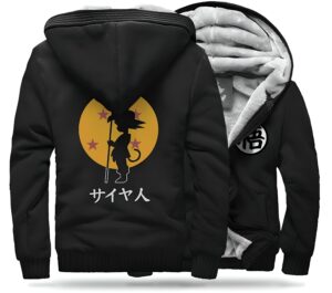 Veste polaire noire Dragon Ball Z Goku Petit