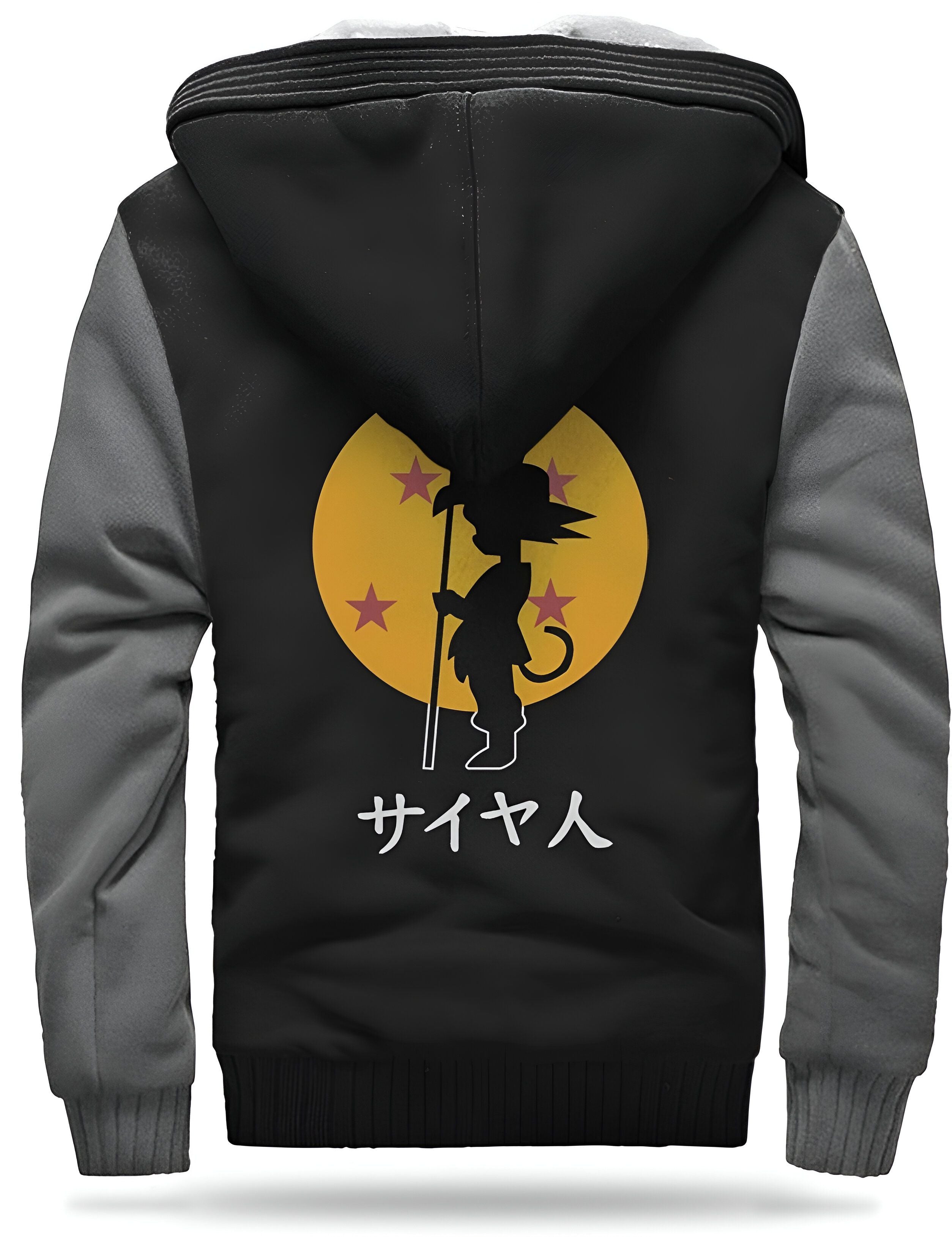 Veste polaire Goku Petit DBZ noir et gris – Image 3