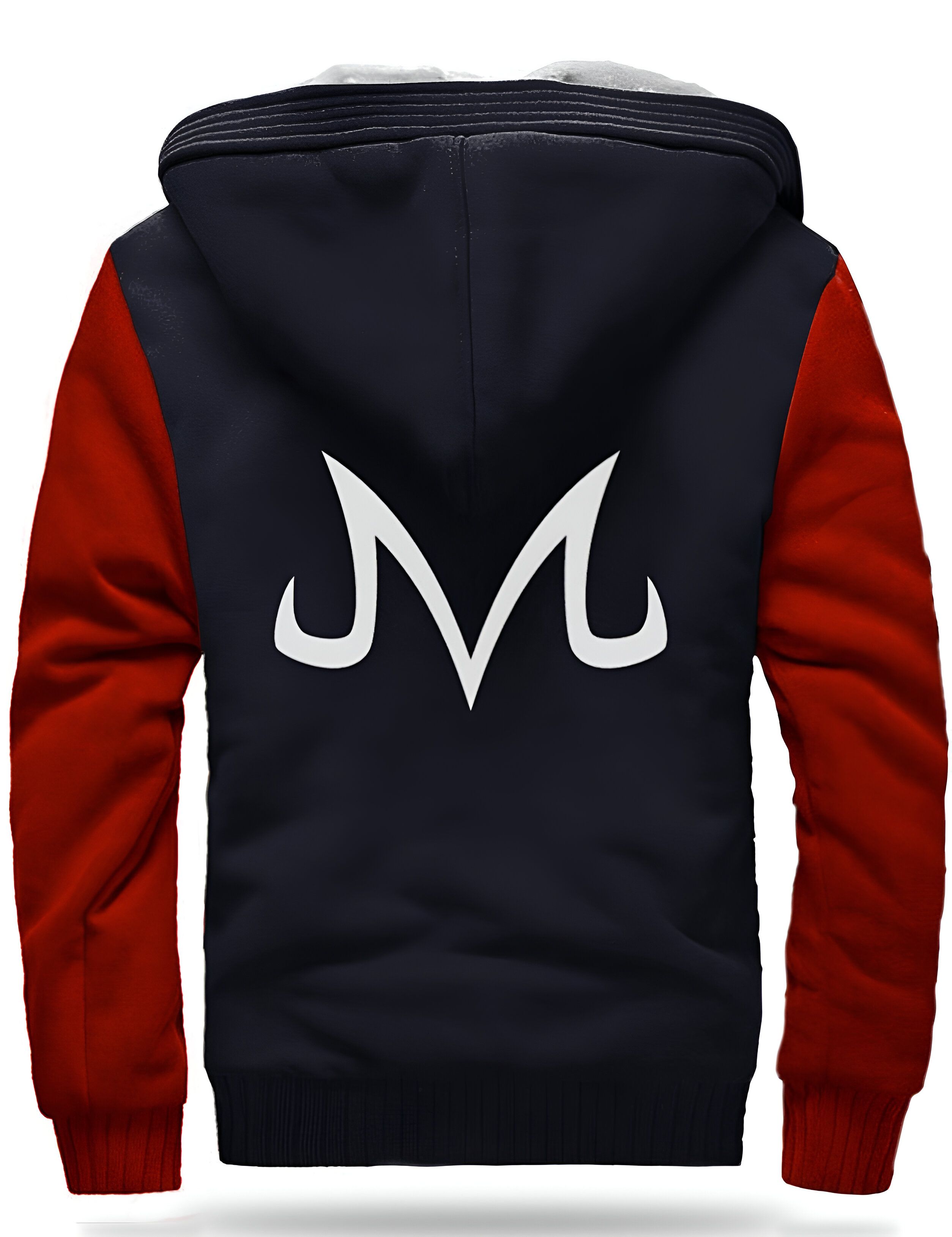 Veste polaire Majin DBZ bleu rouge – Image 3