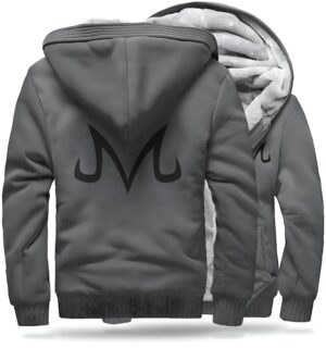 Veste DBZ Majin en polaire grise