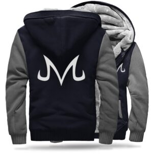 Veste polaire DBZ Majin noire et grise
