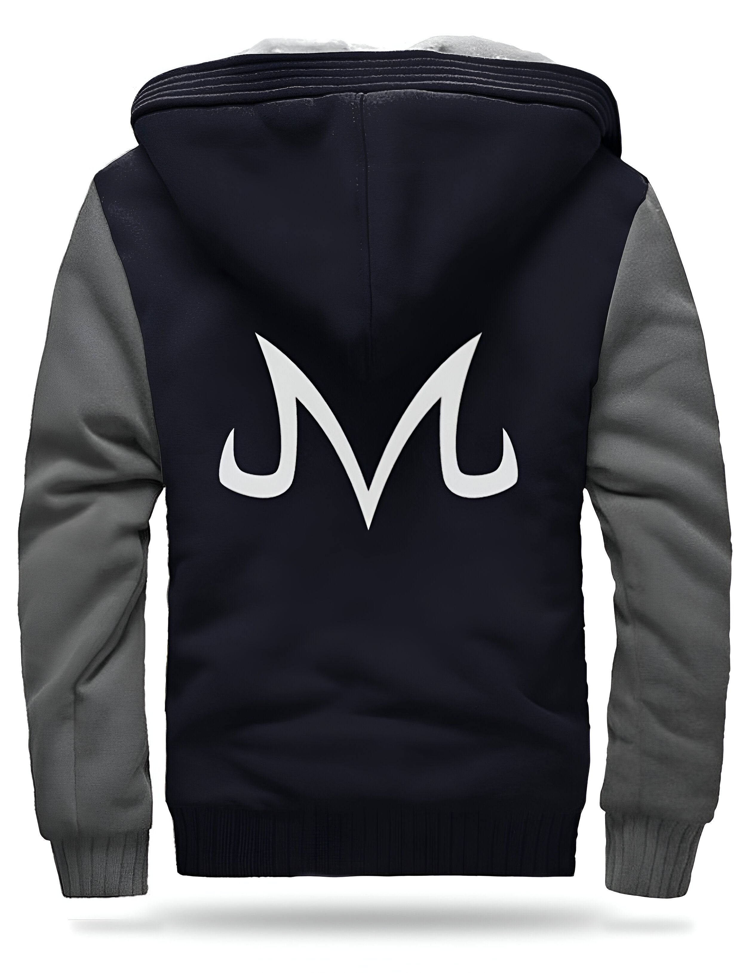Veste polaire DBZ Majin noire et grise – Image 3