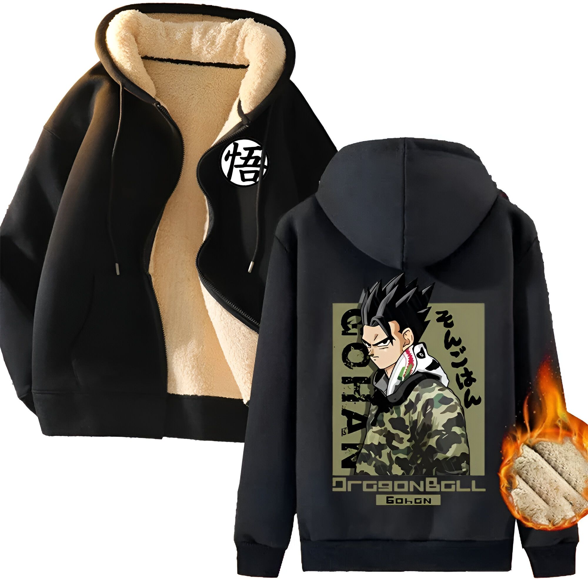 Veste polaire Gohan Army Dragon Ball
