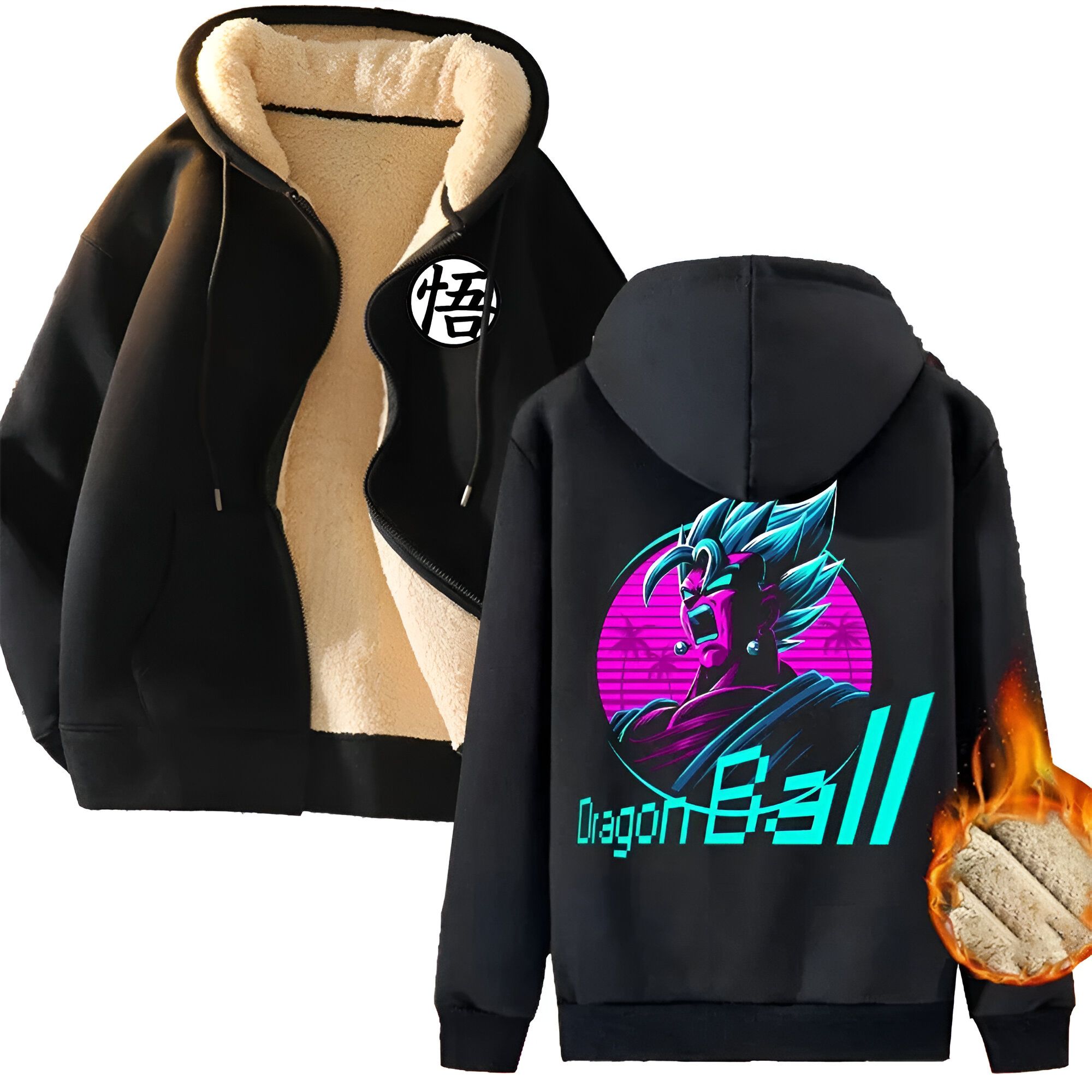 Veste polaire Vegetto Rage Dragon Ball