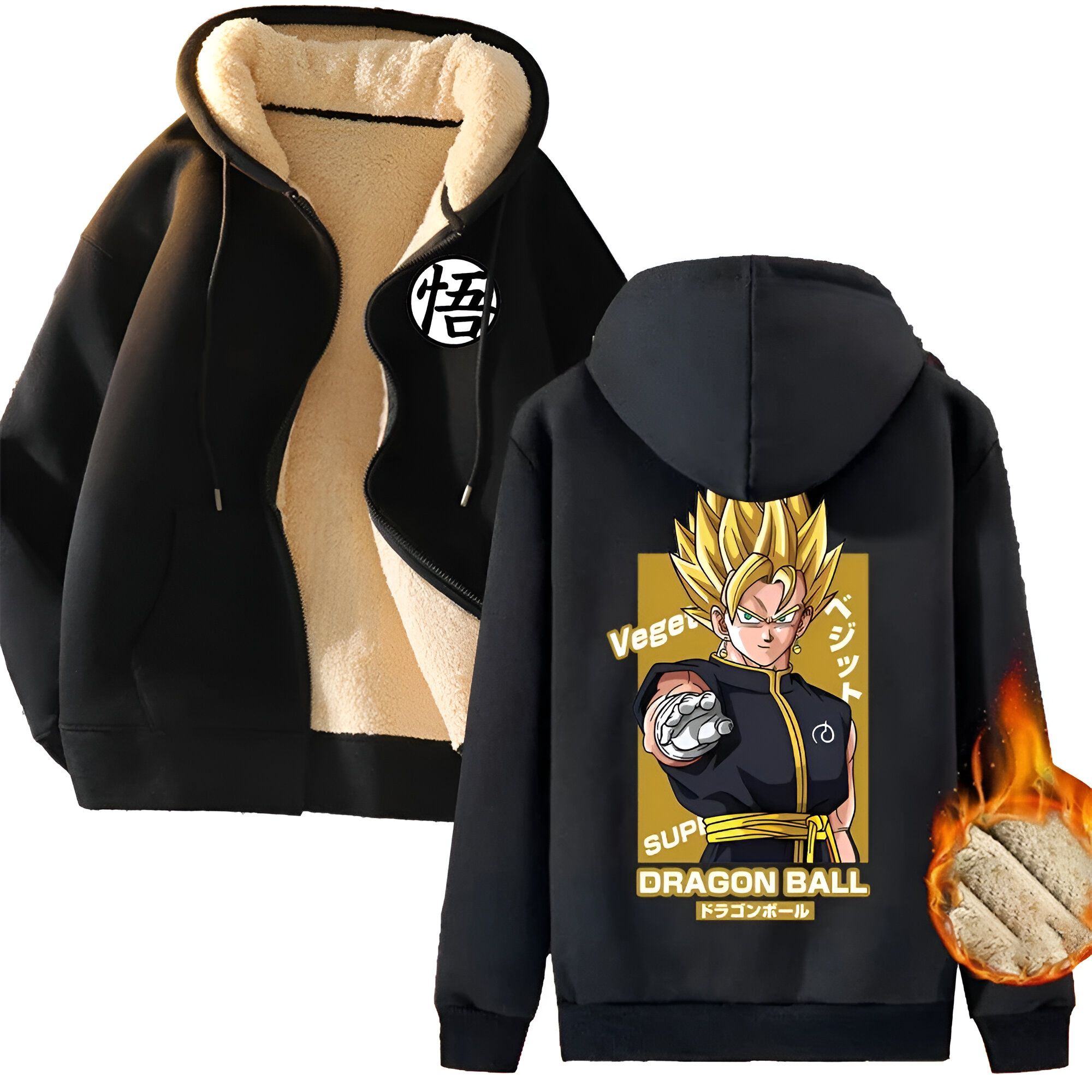 Veste polaire d'entraînement Vegetto Dragon Ball