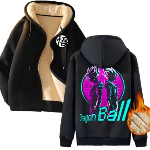 Veste polaire Dragon Ball avec Vegetto et Gogeta