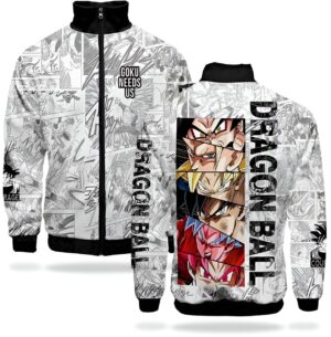 Veste Survêtement DBZ Manga XL à 4XL