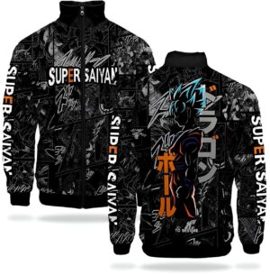 Veste Survêtement DBZ Super Saiyan XXS à 4XL
