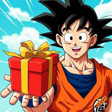 Goku offre un cadeau Dragon Ball
