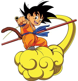 Goku sur le nuage magique